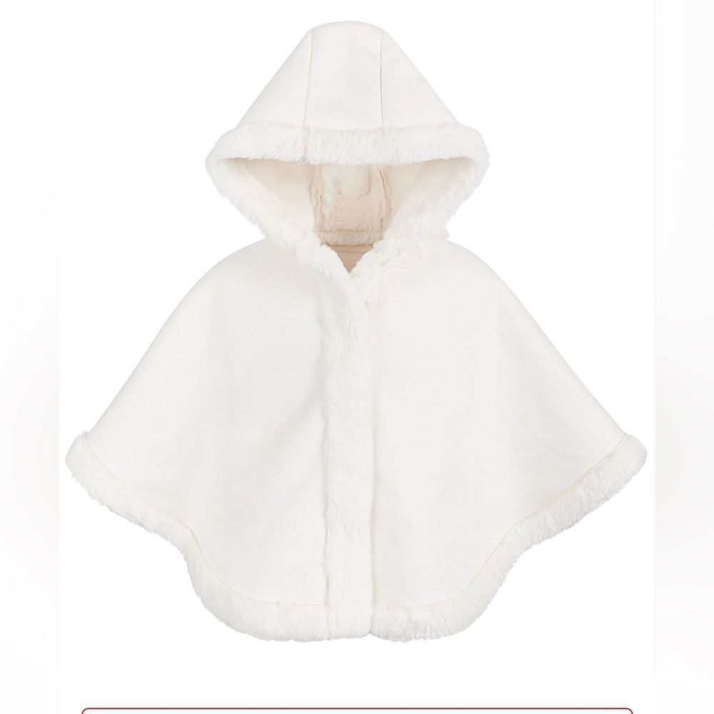 FIRST IMPRESSIONS Faux Shearling Cape